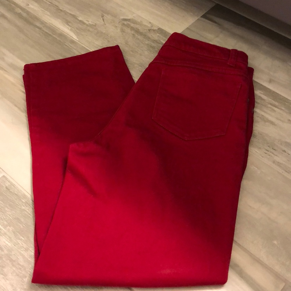 Women's Red High Rise Jeans Size 8P Style & Co. - Picture 3 of 9